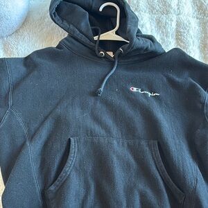 Champion Black Pullover Hoodie